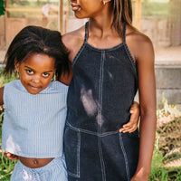 STELLA jumper dress denim