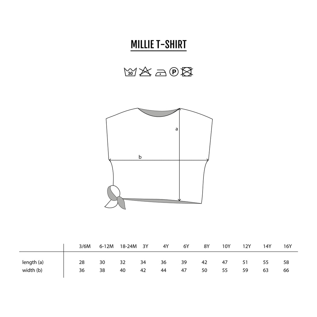 MILLIE knotted T-shirt