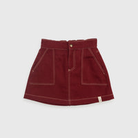 CASSIE skirt twill knee-length