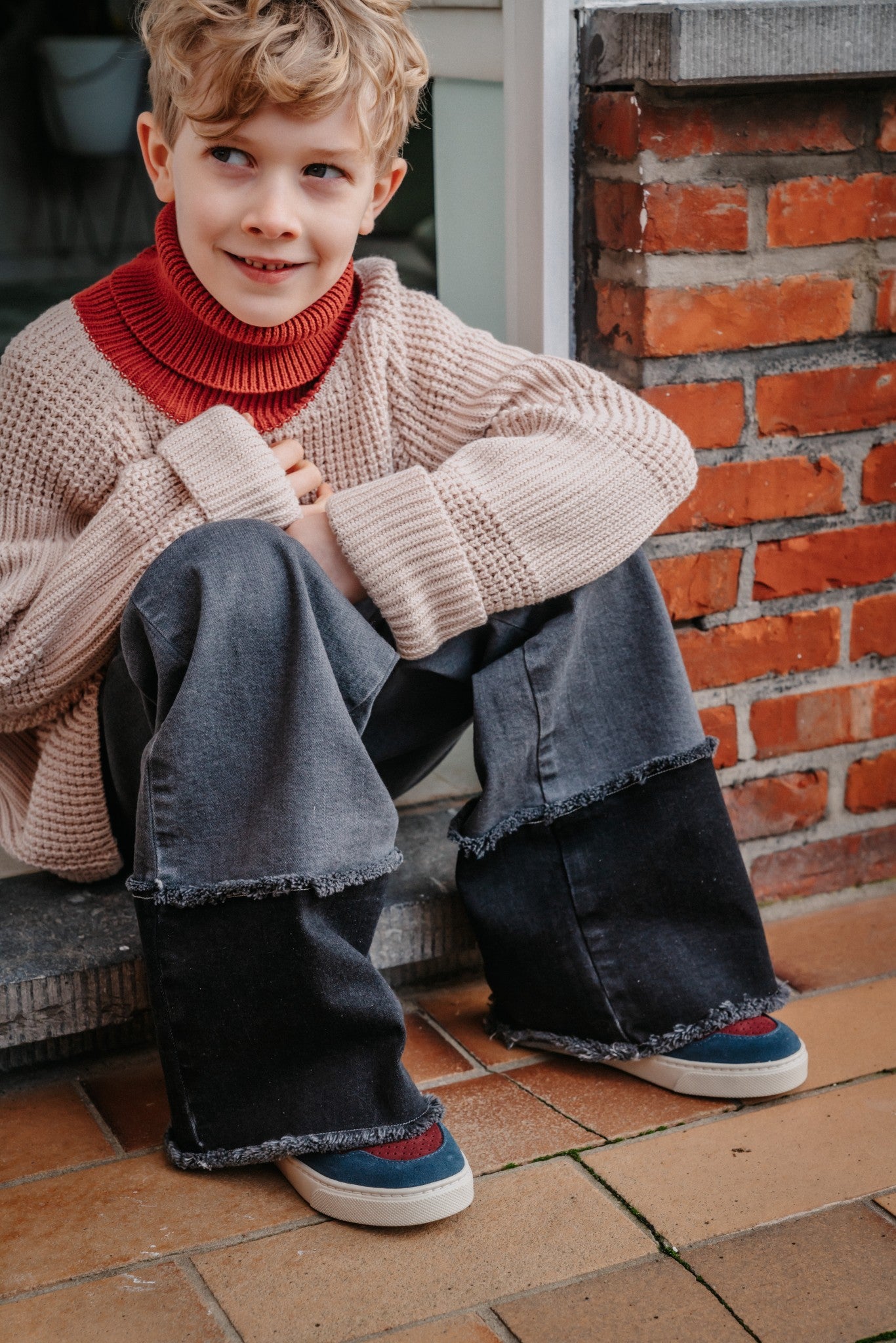 【BAON】[unisex] Emensi banding stitch denim pants PAPI STITCH DENIM PANTS - BOXSENSEI | 60% - Asian Fashion