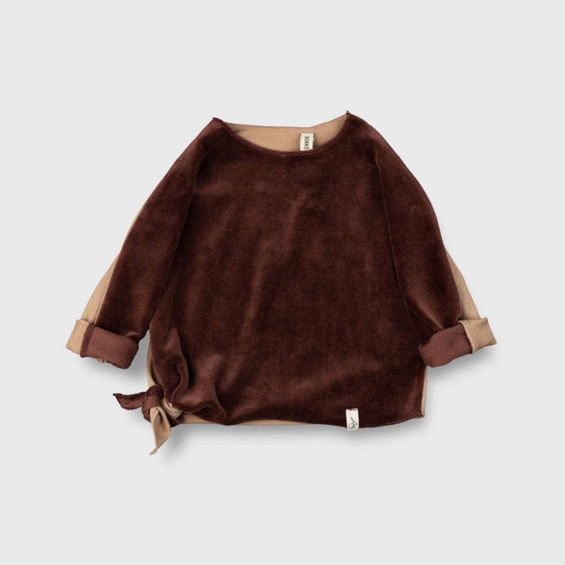 AYA knotted velvet sweater