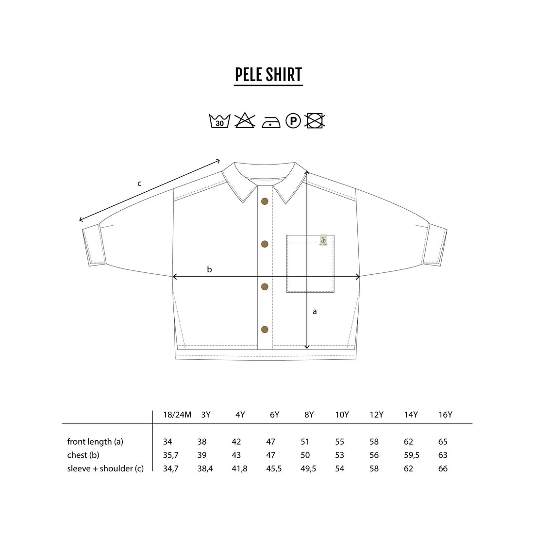 PELE shirt twill