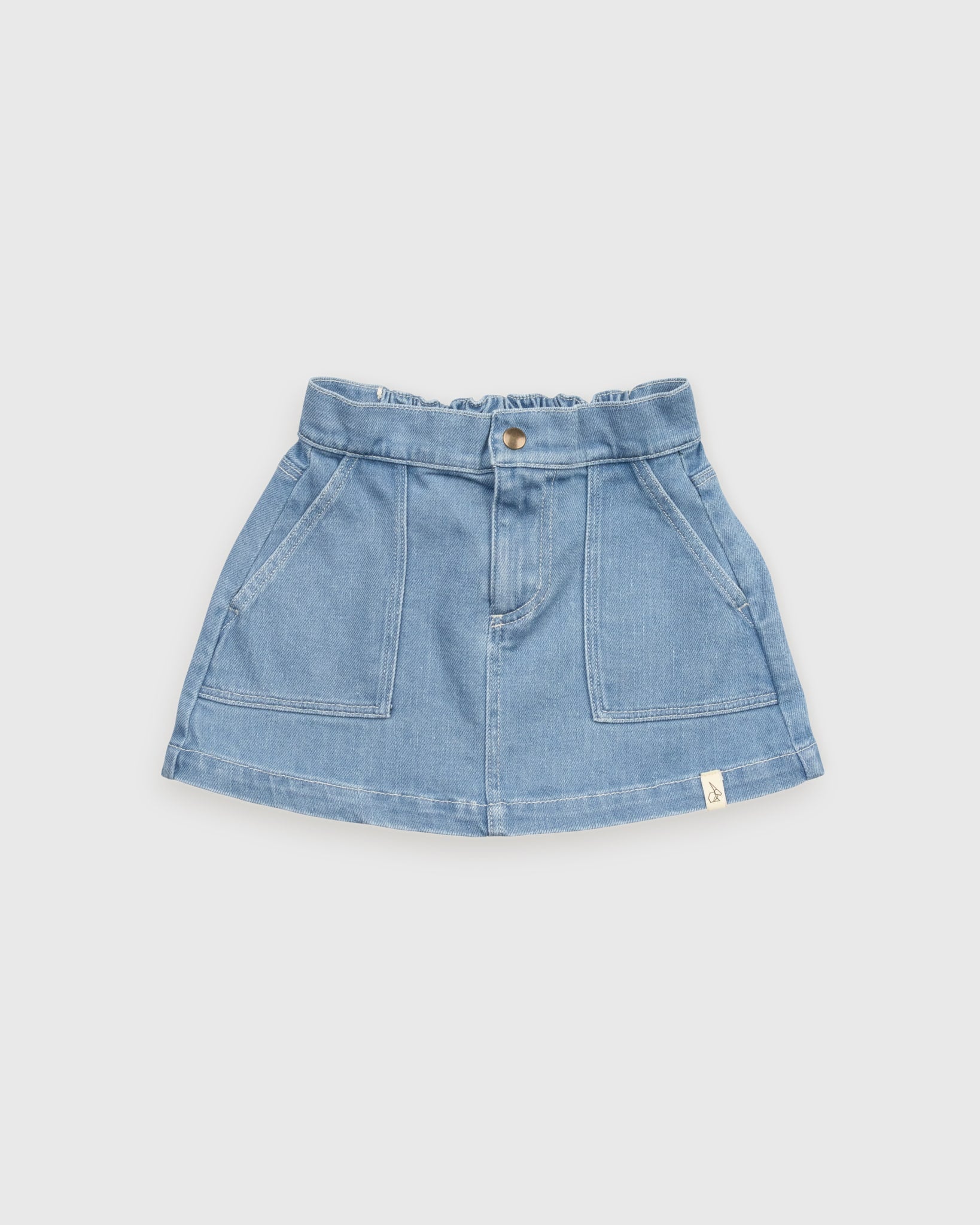 Organic Denim Mini Skirt for Kids | Bonnie & The Gang