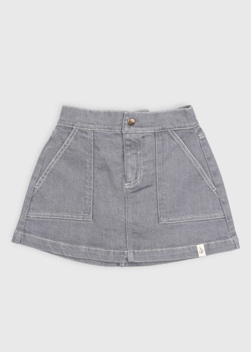 CASSIE mini skirt denim