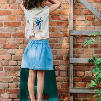 CASSIE mini skirt denim