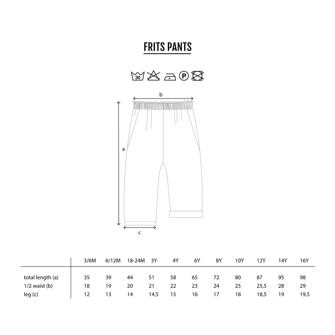 FRITS pants twill