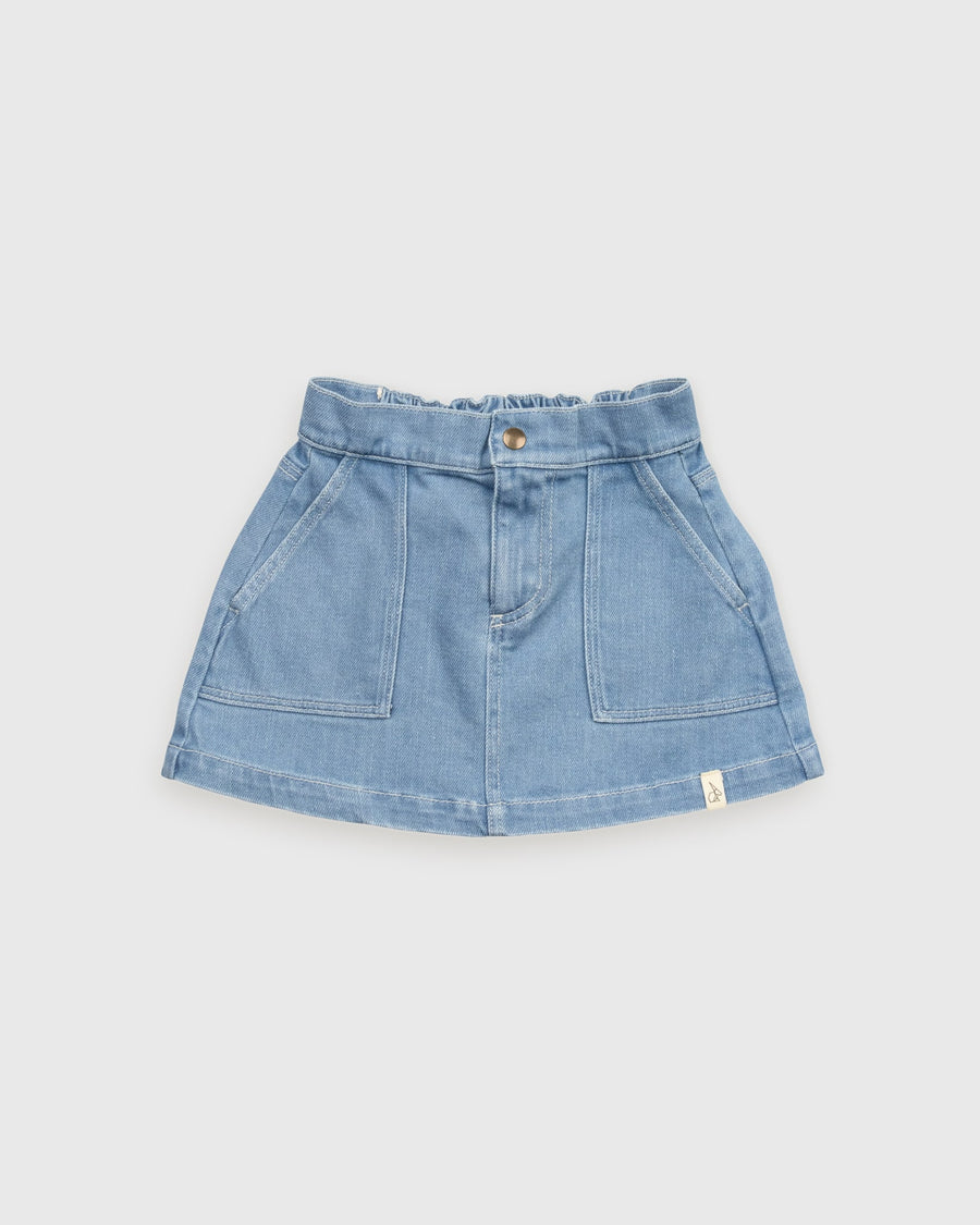 Cassie Mini Skirt (Blue Denim) – Mura Boutique